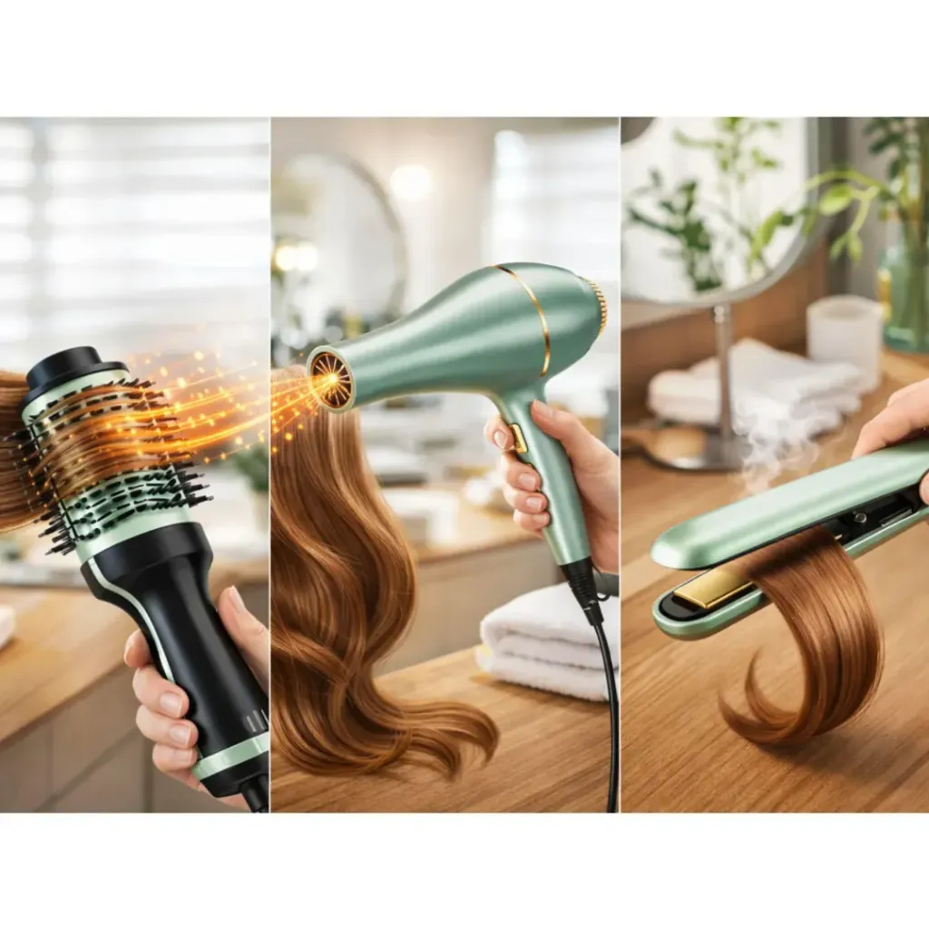 SET COMBO PLANCHA CEPILLO Y SECADOR AGUACATE PRONOVA PRO-2523.webp