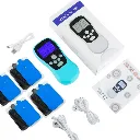 GIMNASIA PASIVA ELECTROMUSCULAR 8 ELECTRODOS RECARGABLE.......webp