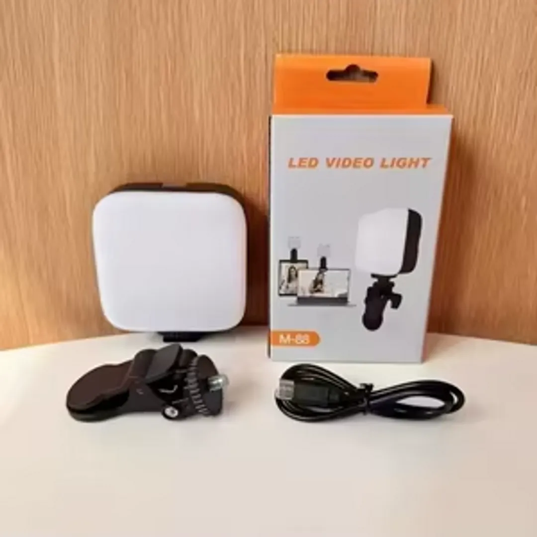 [4fc897] LUZ LED SELFIE RECARGABLE PORTATIL ACCESORIO M-88