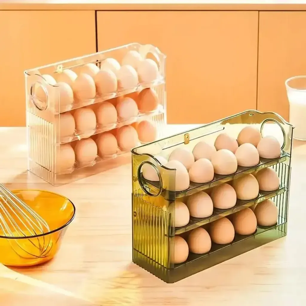[bf0608] ORGANIZADOR HUEVOS 3 NIVELES - EGG STORAGE BOX - YW-492