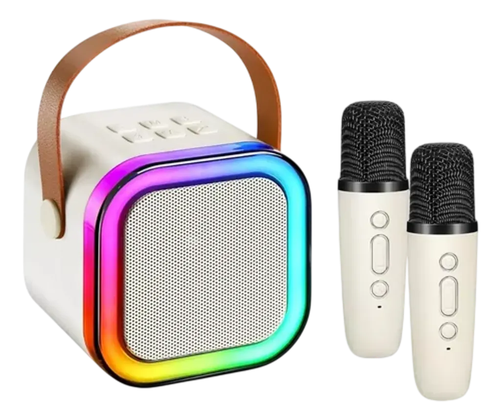 [K12] MINI PARLANTE KARAOKE MICROFONO - COLORFUL KARAOKE SOUND SYSTEM - K12